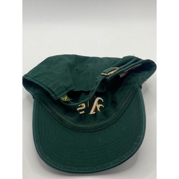 47’ BRAND Women’s Green-Yellow Embroidered A’s Adjustable Hat SZ OS - Picture 5 of 9